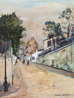 Norvins Straße nahe Montmartre Norvins Straße nahe Montmartre
