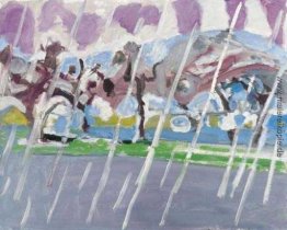 Regen Landschaft Regen Landschaft