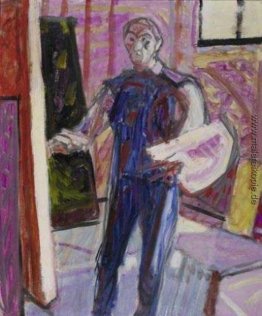 Selbstbildnis, ganzfigur Selbstbildnis, ganzfigur