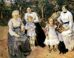 Slevogt-Familie im Garten des Godramstein Slevogt-Familie im Garten des Godramstein