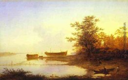 Sonnenaufgang. In einem Vorort von St. Petersburg Sonnenaufgang. In einem Vorort von St. Petersburg