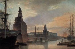 Sphinxe Auskleidung eines Kai vor St. Petersburger Akademie der Sphinxe Auskleidung eines Kai vor St. Petersburger Akademie der