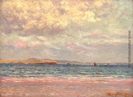 Abend, Strand von Morgat Abend, Strand von Morgat
