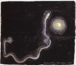 Schlange und Mond Schlange und Mond