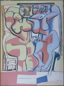 Deux femmes debout à la Chaise Deux femmes debout à la Chaise