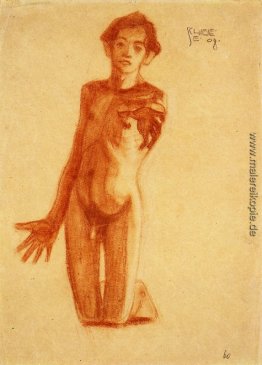 Hinknien Junger Mann Hinknien Junger Mann