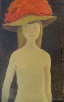 Junge Dame mit Hut Junge Dame mit Hut