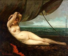 Reclining Nude by the Sea Reclining Nude by the Sea