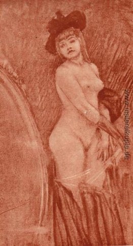 Coquette vor einem Spiegel Coquette vor einem Spiegel