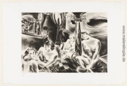 Four Nudes - (Café auf dem Boulevard Clichy) Four Nudes - (Café auf dem Boulevard Clichy)