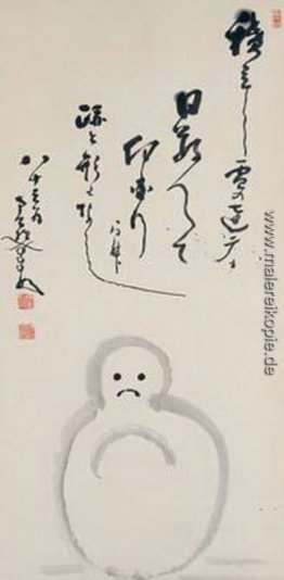 Snowman Daruma Snowman Daruma