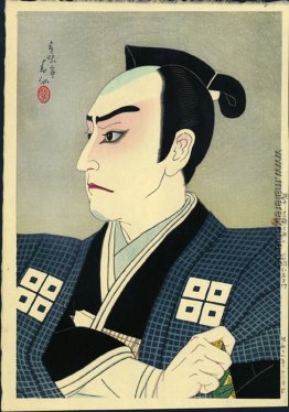Kitaoka Nizaemon als Wakasanosuke in Chushingura Kitaoka Nizaemon als Wakasanosuke in Chushingura
