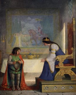 Die Dame Lyoness hatte den Zwerg in Prüfung Die Dame Lyoness hatte den Zwerg in Prüfung