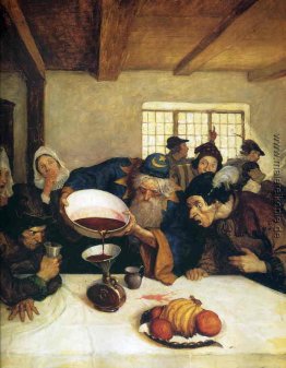 Der Astrologe leerte die gesamte Schüssel in die Flasche Der Astrologe leerte die gesamte Schüssel in die Flasche