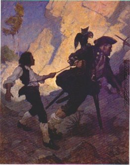 Jim, Long John Silver und sein Papagei Jim, Long John Silver und sein Papagei