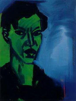 Grünes Selbstportrait Grünes Selbstportrait