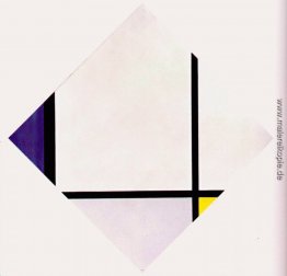 Lozenge Komposition 3 Linien Blau Grau Gelb Lozenge Komposition 3 Linien Blau Grau Gelb
