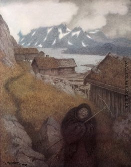 Sie macht ihren Weg durch das Land Sie macht ihren Weg durch das Land