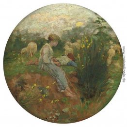 Pastorelli con gregge Pastorelli con gregge