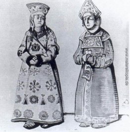 Sketch von Kostümen für "Schneewittchen" Sketch von Kostümen für "Schneewittchen"
