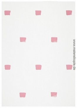 Imprints eines No. 50 Paintbrush in regelmäßigen Abständen von 3 Imprints eines No. 50 Paintbrush in regelmäßigen Abständen von 3