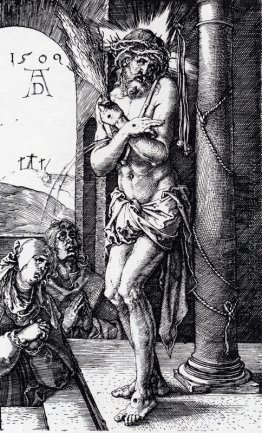 Mann von Sorgen durch die Säule (Gravur Passion) Mann von Sorgen durch die Säule (Gravur Passion)