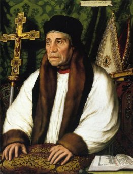 Porträt von William Warham, Erzbischof von Canberbury Porträt von William Warham, Erzbischof von Canberbury