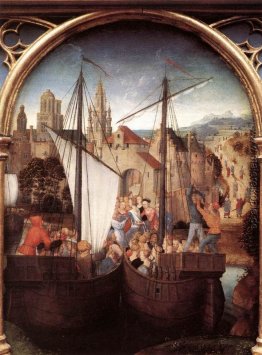 St. Ursula und ihre Gefährtinnen der Landung in Basel, aus dem R St. Ursula und ihre Gefährtinnen der Landung in Basel, aus dem R