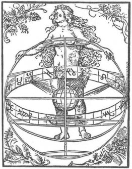 Nackte Frau mit dem Zodiac Nackte Frau mit dem Zodiac