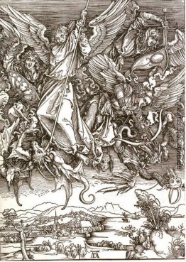 St. Michael und der Drache, von einem lateinischen Ausgabe St. Michael und der Drache, von einem lateinischen Ausgabe