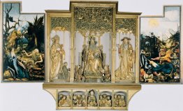 Der zweite Blick auf den Altar. St Anthony, die St Paul der Eins Der zweite Blick auf den Altar. St Anthony, die St Paul der Eins