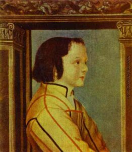 Portrait eines Jungen mit Kastanien Haar Portrait eines Jungen mit Kastanien Haar