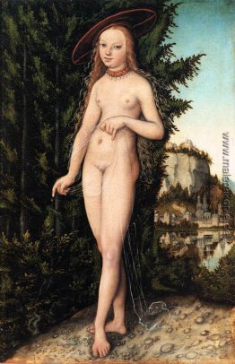 Venus steht in einer Landschaft Venus steht in einer Landschaft