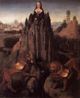 Allegorie mit einem Virgin Allegorie mit einem Virgin
