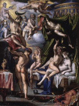 Mars und Venus durch Vulcan Überrascht Mars und Venus durch Vulcan Überrascht