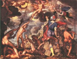 Der Kampf zwischen den Göttern und den Titanen Der Kampf zwischen den Göttern und den Titanen