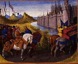 Eintritt von Louis VII (c.1120-80) König von Frankreich und Konr Eintritt von Louis VII (c.1120-80) König von Frankreich und Konr