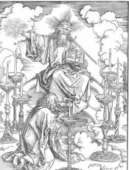 St John`s Sicht Christi und die sieben Leuchter St John`s Sicht Christi und die sieben Leuchter