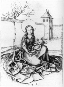 Madonna und Kind in der Couryard Madonna und Kind in der Couryard