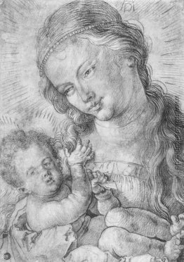 Madonna und Kind in halber Länge Madonna und Kind in halber Länge
