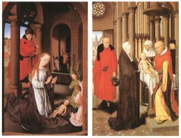 Flügel eines Triptychons Flügel eines Triptychons