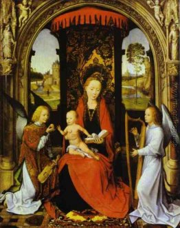 Madonna und Kind mit Engeln Madonna und Kind mit Engeln