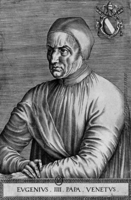 Porträt von Papst Eugen IV Porträt von Papst Eugen IV