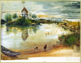 Haus ein Teich Haus ein Teich