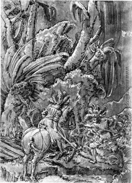 Kampf zwischen Ritter und Söldner Kampf zwischen Ritter und Söldner