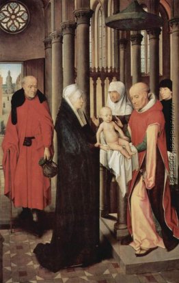 Anbetung der Könige: Rechte des Triptychons, welches die Darstel Anbetung der Könige: Rechte des Triptychons, welches die Darstel