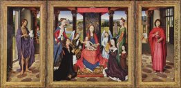 Die Jungfrau und das Kind mit Heiligen und Spendern (The Donne T Die Jungfrau und das Kind mit Heiligen und Spendern (The Donne T