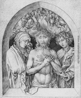 Der Schmerzensmann mit der Jungfrau Maria und St. Johannes der E Der Schmerzensmann mit der Jungfrau Maria und St. Johannes der E