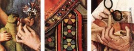 Die Madonna mit Canon van der Paele (Detail) Die Madonna mit Canon van der Paele (Detail)