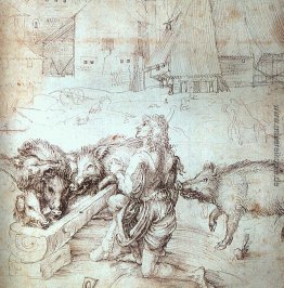 Studie für eine Gravur des verlorenen Sohnes Studie für eine Gravur des verlorenen Sohnes